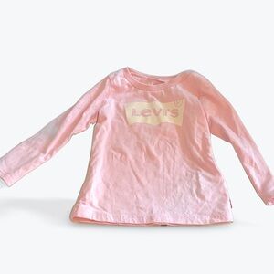 Levi's Baby Pink Baby Girls Long Sleeve Shirt - 12M - Never Worn